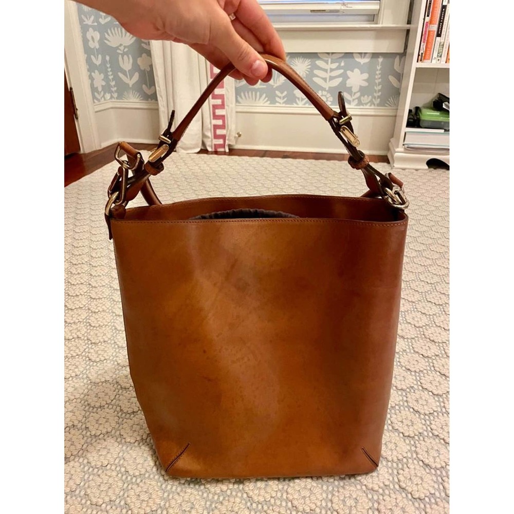 Massimo Dutti Leather Tote